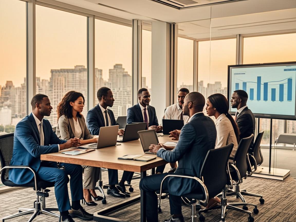 Corporate professional training session